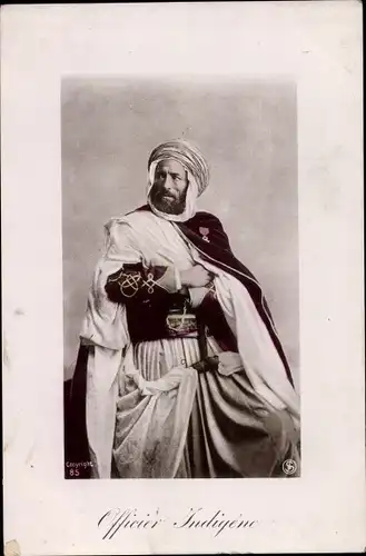 Ak Officier Indigene, Maghreb, Uniform, Krieger