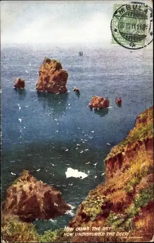 Künstler Ak Wimbush, How calm's the Sky, How undisturbed the Deep