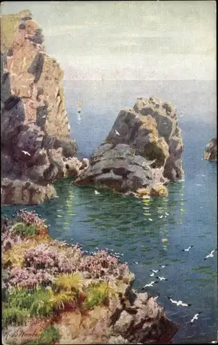 Künstler Ak Wimbush, H.B., Cornish Cliffs, Tuck 7626