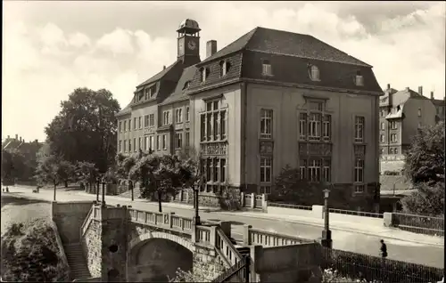 Ak Auerbach im Vogtland Sachsen, Geschwister-Scholl-Schule