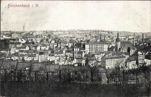 Ak Reichenbach im Vogtland, Panorama