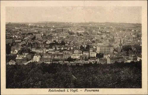 Ak Reichenbach im Vogtland, Panorama