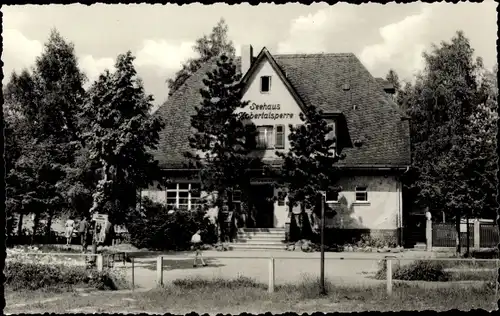 Ak Langenhessen Werdau an der Pleiße in Sachsen, HOG Seehaus, Kobertalsperre