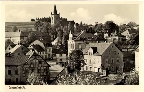 Ak Eppendorf in Sachsen, Stadtbild mit Kirche
