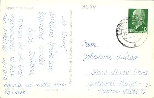 Ak Eppendorf in Sachsen, Panorama