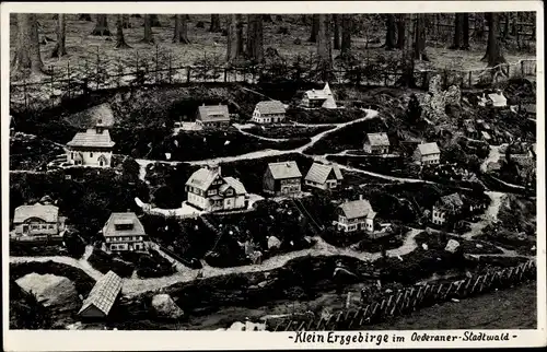 Ak Oederan Sachsen, Klein Erzgebirge im Oederaner Stadtwald