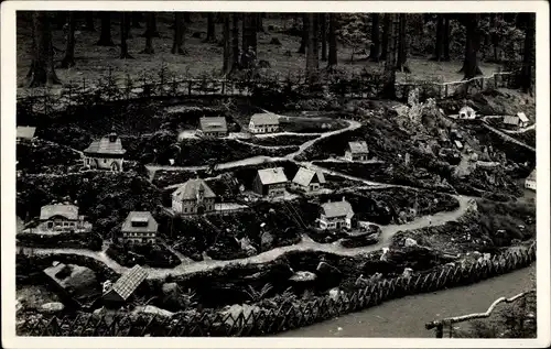 Foto Ak Oederan, Klein Erzgebirge im Oederaner Stadtwald