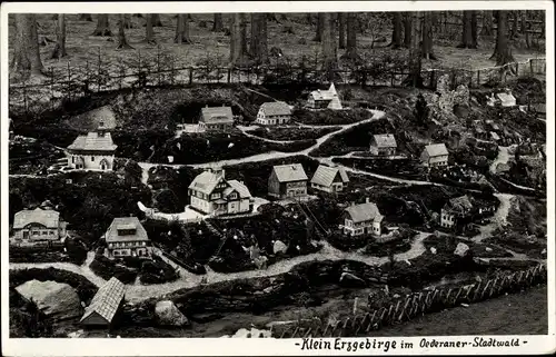 Ak Oederan Sachsen, Klein Erzgebirge im Oederaner Stadtwald