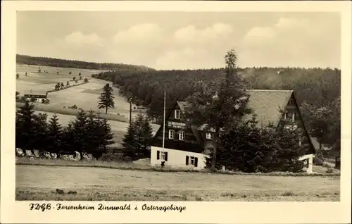 Ak Zinnwald Georgenfeld Altenberg im Erzgebirge, FDGB Ferienheim