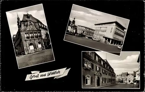 Ak Wittlich in der Eifel, Straßenpartie, Häuser