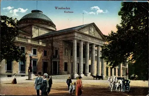 Ak Wiesbaden in Hessen, Kurhaus