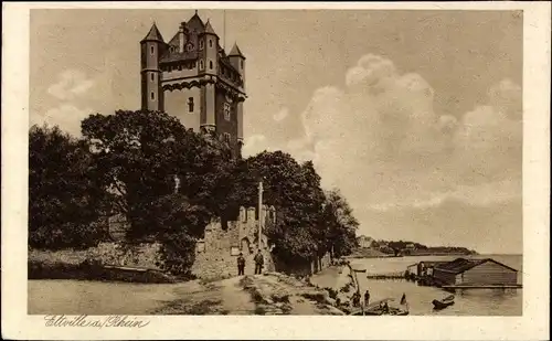 Ak Eltville am Rhein Hessen, Rheinpartie