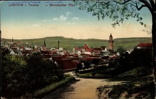 Ak Idstein im Taunus Hessen, Ort von Bermbacher Pfad