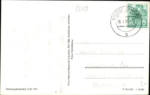 Ak Steinigtwolmsdorf in der Lausitz, Panorama