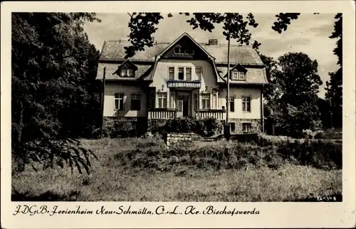 Ak Neuschmölln Schmölln Putzkau Oberlausitz, FDGB Ferienheim mit Garten