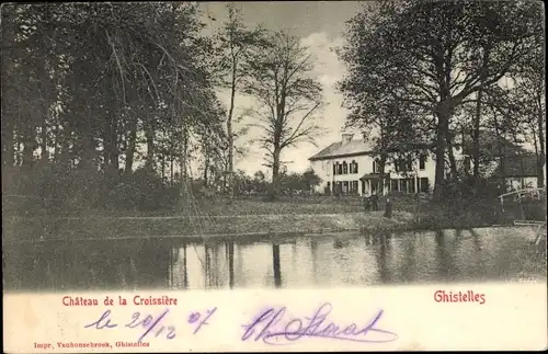 Ak Ghistelles Gistel Ghistel Westflandern, Château de la Croissière