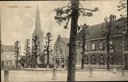 Ak Ghistelles Gistel Ghistel Westflandern, Markt