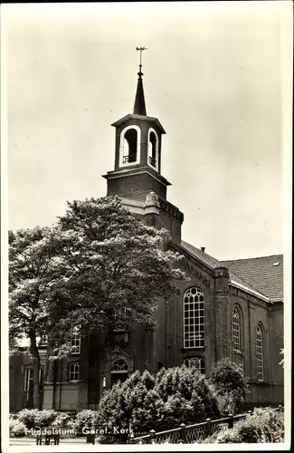 Ak Middelstum Loppersum Groningen Niederlande, Geref. Kerk