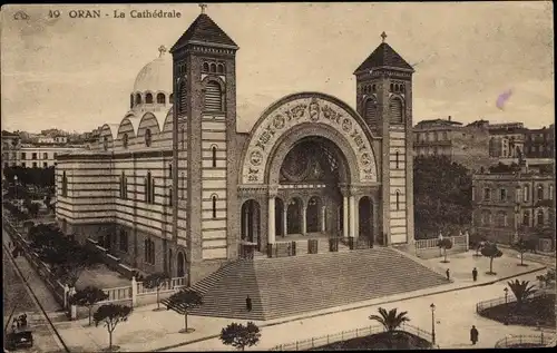 Ak Oran Algerien, La Cathedrale