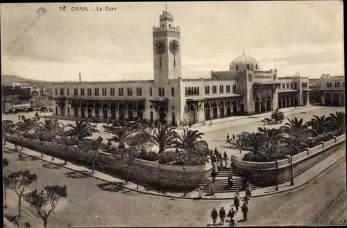 Ak Oran Algerien, La Gare