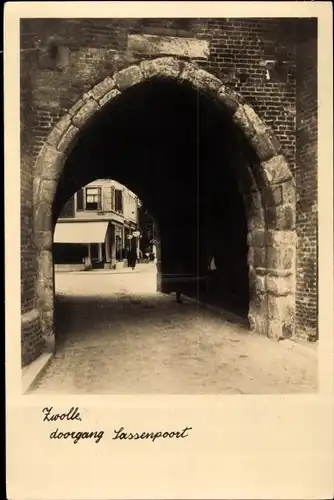 Ak Zwolle Overijssel Niederlande, Doorgang Sassenpoort