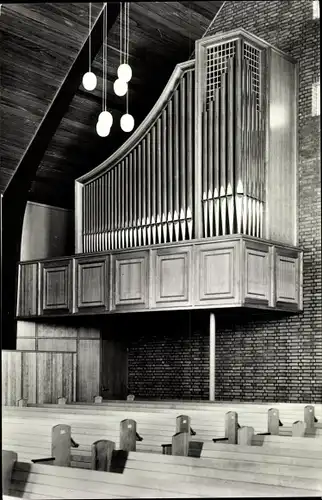 Ak Grafhorst Overijssel, N.H. Kerk, Interieur, Orgel