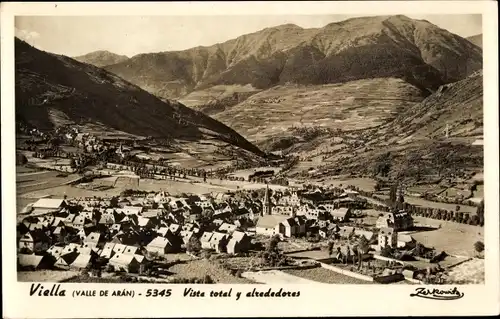 Ak Viella Val d’Aran Valle de Aran Katalonien, Vista total y alrededores