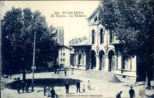 Ak Puigcerda Katalonien, El Teatro
