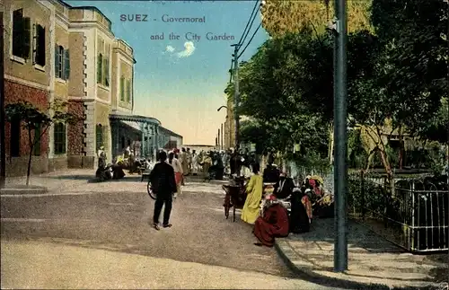Ak Suez Ägypten, Governorat and the City Garden