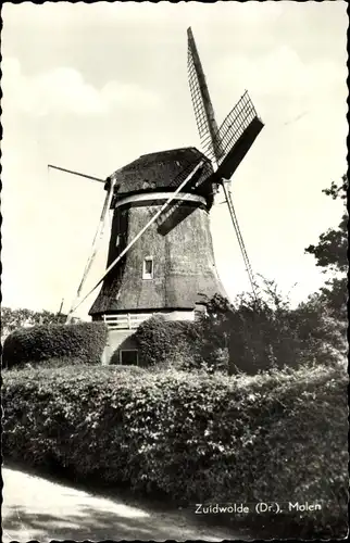 Ak Zuidwolde Drenthe, Molen