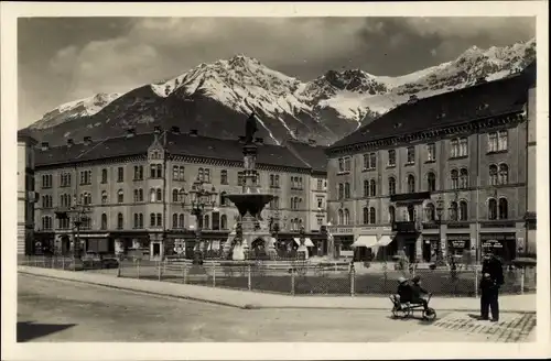 Ak Innsbruck in Tirol, Boznerplatz