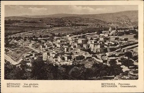Ak Bethanien Palästina, Panorama