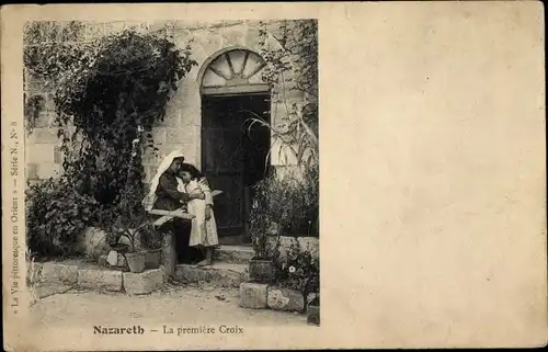 Ak Nazaret Nazareth Israel, La premiere Croix