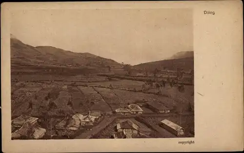 Ak Dieng Java Indonesien, Panorama