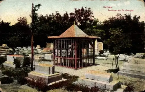 Ak Damas Damaskus Syrien, Tombeau de St. Georges