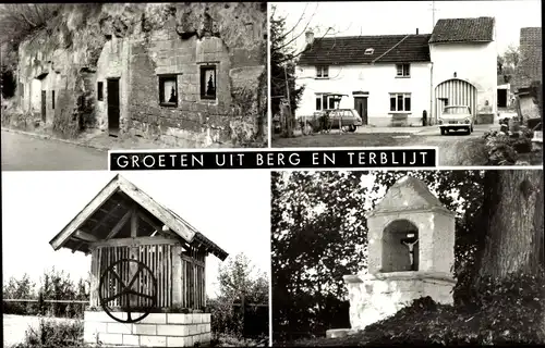 Ak Berg en Terblijt Limburg Niederlande, Dorfpartie, Kapelle