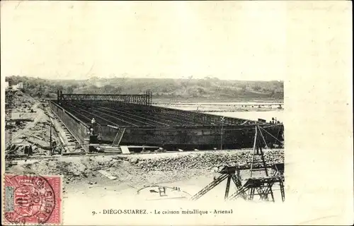 Ak Diego Suarez Antsiranana Madagaskar, Le caisson metallique, Arsenal