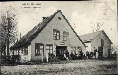 Ak Zaun Neuenkirchen an der Stör Bahrenfleth ?, Gasthaus W. Grewe
