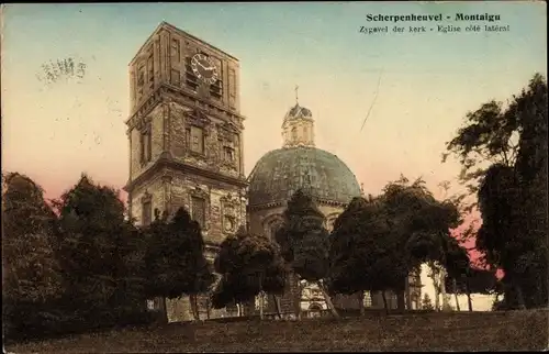 Ak Montaigu Scherpenheuvel Flämisch Brabant, Eglise cote lateral