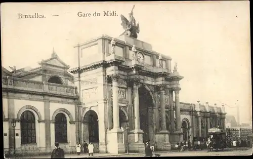 Ak Bruxelles Brüssel, Gare du Midi