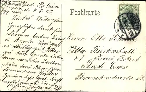 Ak Polczyn Zdrój Bad Polzin Pommern, Fünfsee