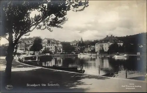 Ak Södertälje Schweden, Strandparti