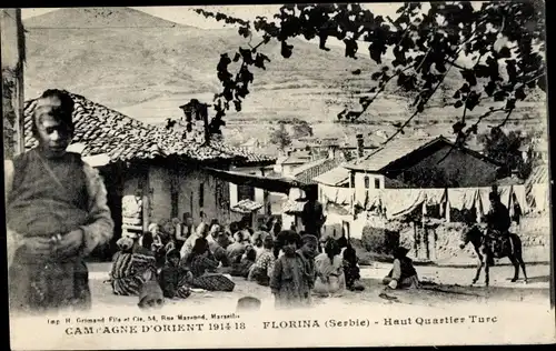 Ak Florina Griechenland, Haut Quartier Turc