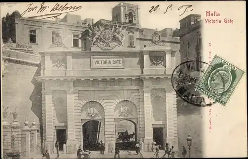 Ak Valletta Malta, Victoria Gate