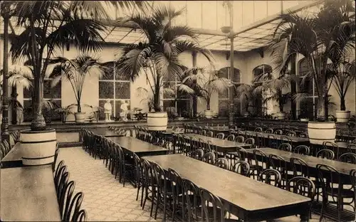 Ak Eecloo Eeklo Ostflandern, Institut Notre Dame aux Epines, Pensionaat, Refectoire