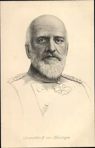 Künstler Ak Generaloberst Josias von Heeringen, Portrait, Stengel 49135