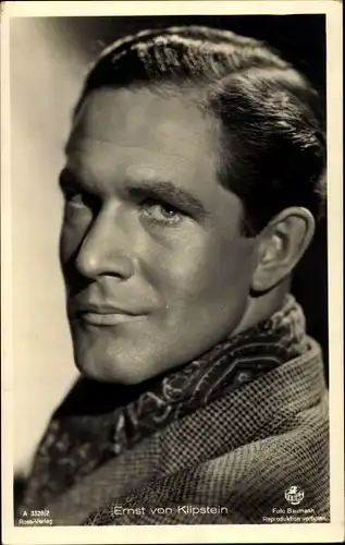 Ak Schauspieler Ernst von Klipstein, Portrait