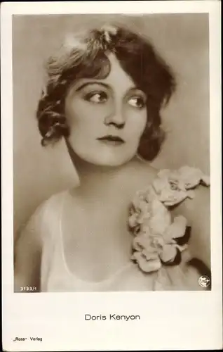 Ak Schauspielerin Doris Kenyon, Portrait