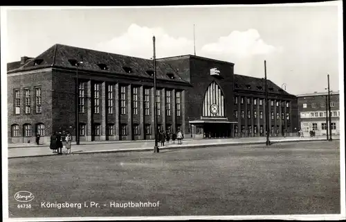 Ak Kaliningrad Königsberg Ostpreußen, Hauptbahnhof