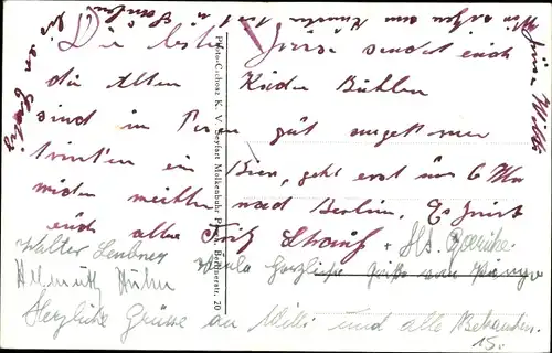 Foto Ak Poznań Posen, Martinstraße